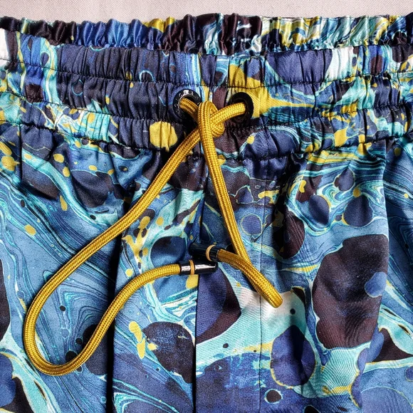 NWT$1,145 Dolce and Gabbana DG Logo Marble Print Jogger Sweatpants Sz 52 (36)
